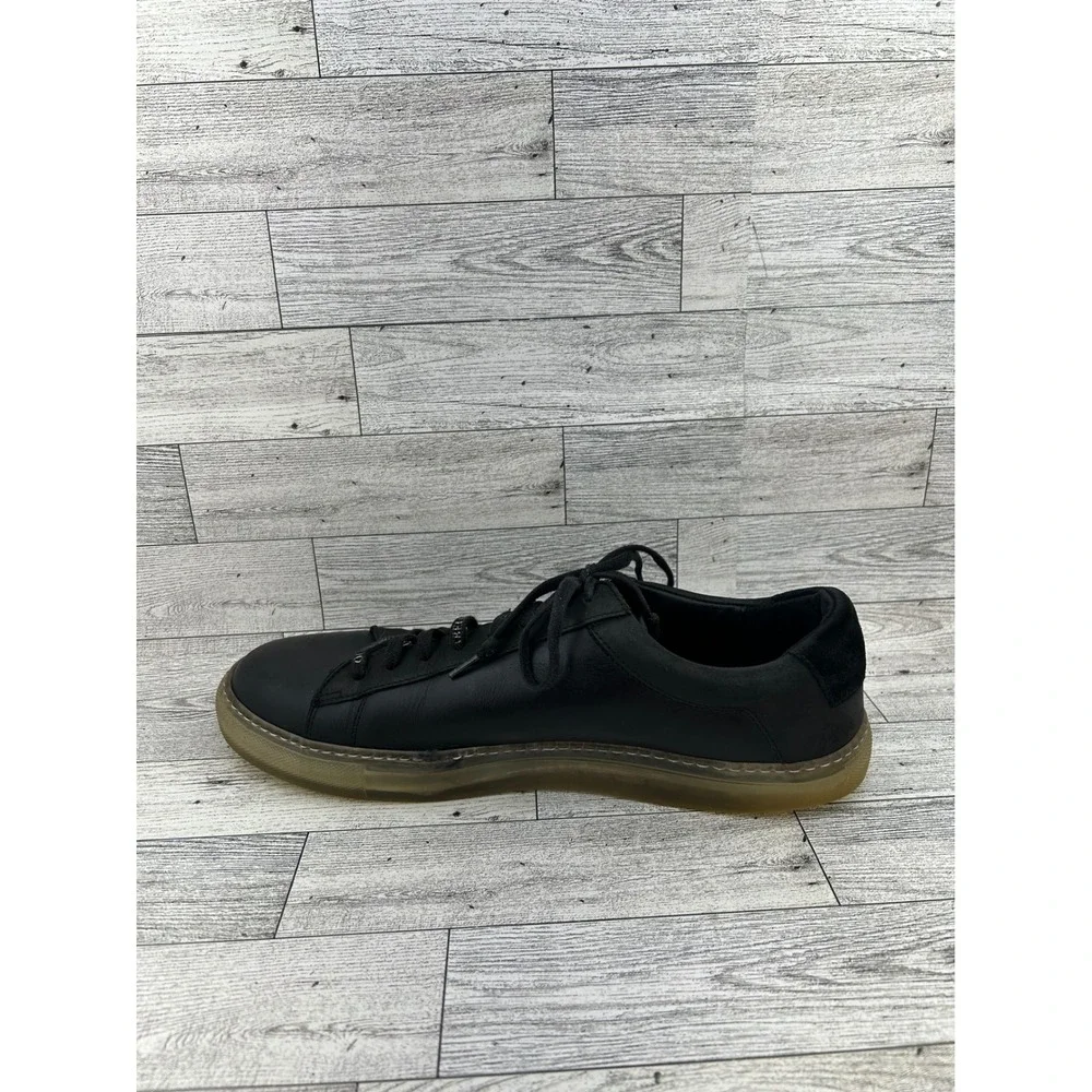 Oliver Cabell Low 1 Black Leather Sneakers Made in Italy Men Size 42 Gum Sole